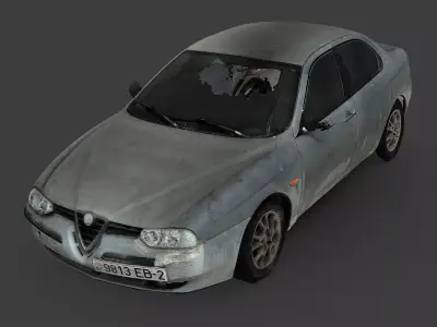 Alfa Romeo 156 RAW Scan 3D model