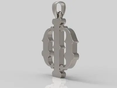 Decorative Letter Ph 3D print model