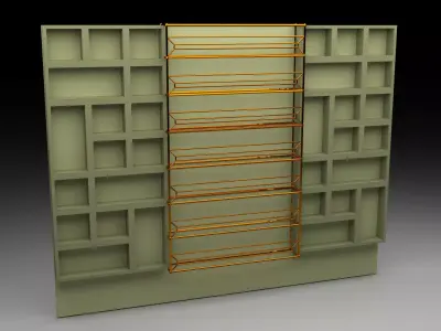 Interior Wall Panel 3D model