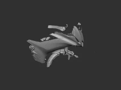 YAMAHA-R6-2020 3D model