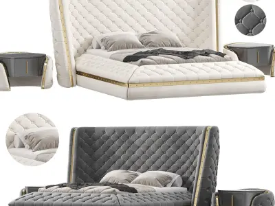 Viktorya Luxury Bedroom By Evgor Furniture 3D model