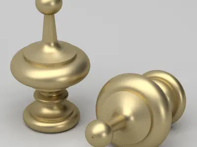 Elegant Finial 3D model