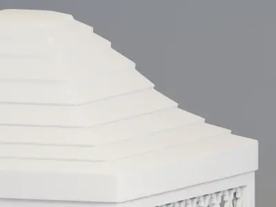 Moroccan gazebo 3D model