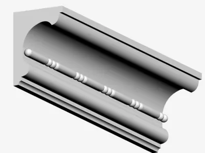 Building Ledges 001 by Disa 3D model