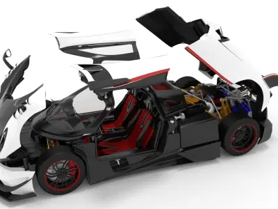 Pagani Huayra BC 3D model