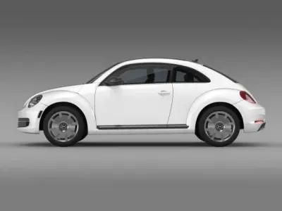 VW Beetle Design 2012 3D model
