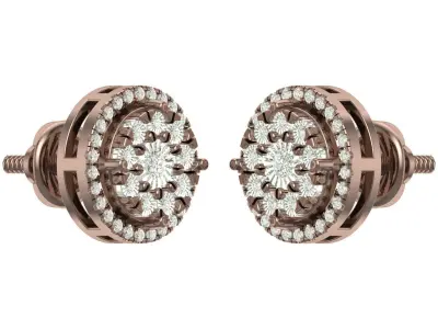 Earring 3D print model 18