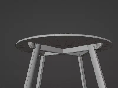 IKEA GAMLARED table Free 3D model