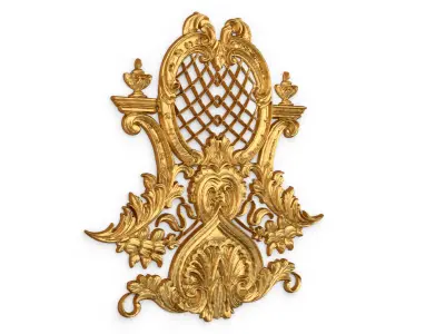 Classic decor ornament carved 67 3D model