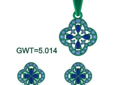 FASHION PENDENT 3D print model get