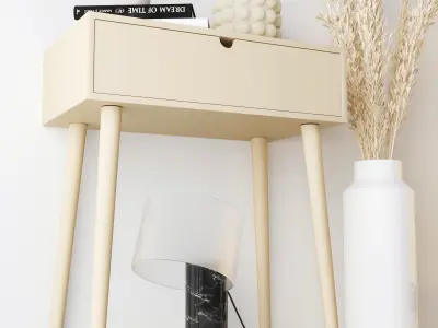 Decorative set vignette mockup 3D model