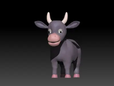 Cow 3d model 3D model purchase