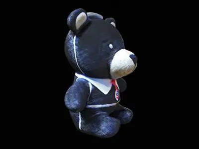 bear plush toy 3D model