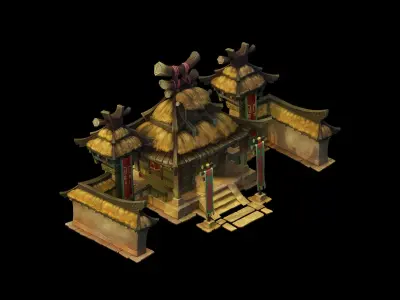 gAME Desert - Gang - Architecture 3D model
