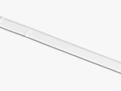 Football Fan Scarf Unfolded Low-poly 3D model