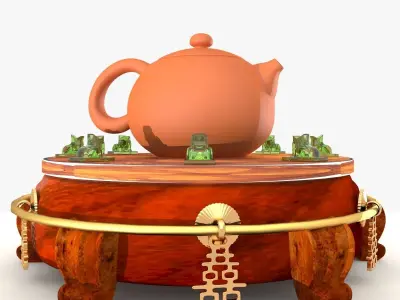 Chinese teapot 3D model