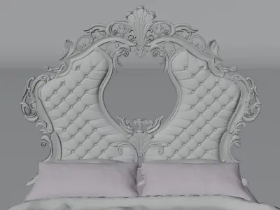 Luxury Bed 3D model