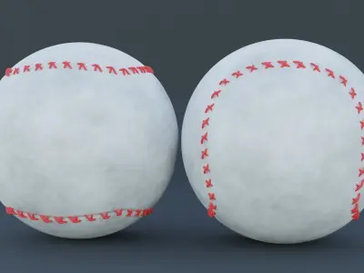 Baseball 3D model
