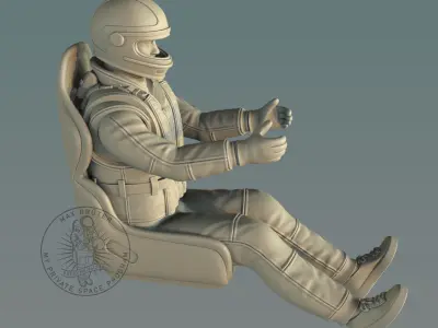 RC Racing Boat Pilot 3D print model