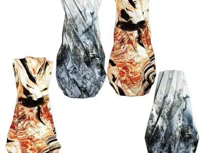 Modern Vases 3D model