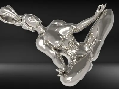 Yoga pendant  3D print model