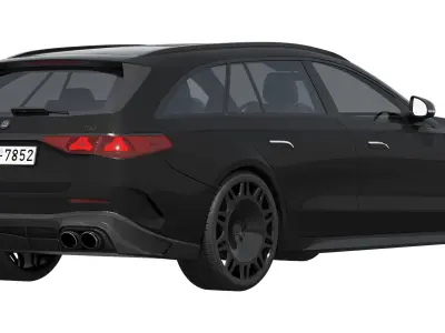 Brabus 700 AMG E53 estate 2026 3D model