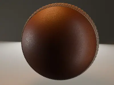 Cricket Ball  Free low-poly 3D model