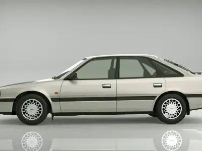 Mazda 626 HB 1990 3D model