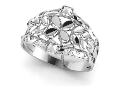 Rings 3D print model 4