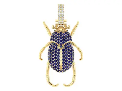 hip hop Bee Custom Pendant 3D print model