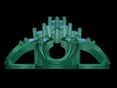 light weight  Earring-DOC- B 3 3D print model