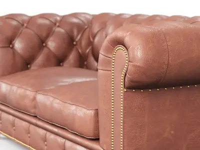 Sofa Chesterfield 3D model