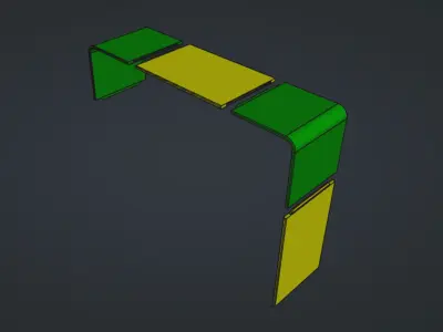 2024-4 Shelf Wall 3D print model