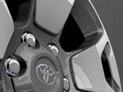 Wheel Hilux 50th and SW4 Diamond 2019 19 3D model