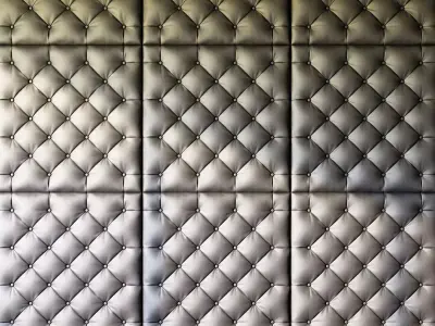 Decorative wall panel gray 3D model