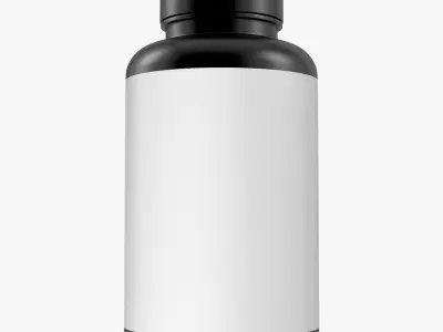 Supplement Bottle 3D Model  3D model