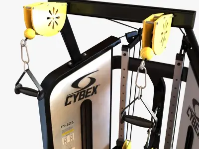 Gym FUNCTIONAL TRAINER 3D model