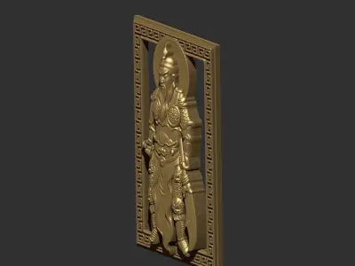 Guangong gold 3D print model