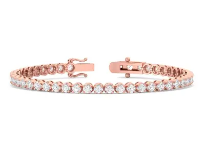 Tennis Bracelet 3dm stl renders images details 3D print model 3D print model