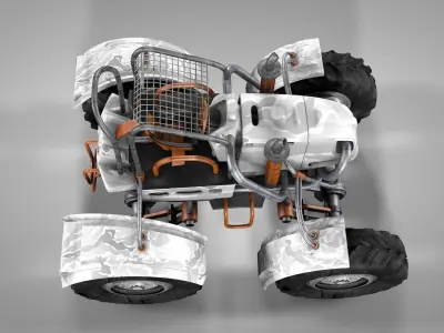 Monster Truck 3 3D model