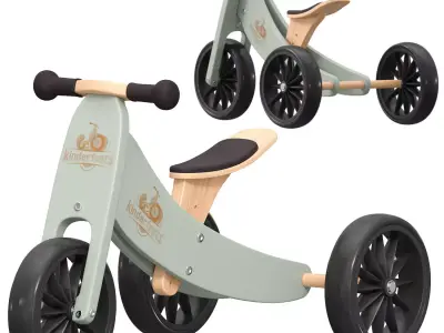 Kinderfeets  2in1 Tricycle and bike  Free 3D model