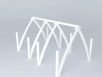 new cruck old frame Free 3D model