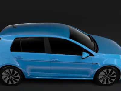 Volkswagen Golf 7 TGI BlueMotion 5D 2016 3D model
