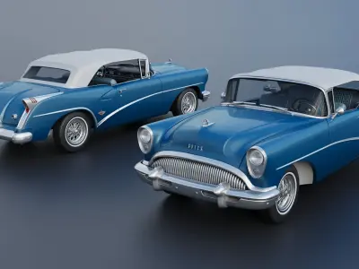 Buick Skylark 1954 3D print model
