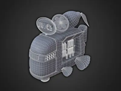 Asset - Cartoons - Fruit juice Car 3D model