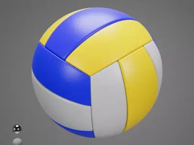 Volleyball ball 3D model