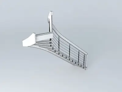 STAIRCASE ladder Free 3D model