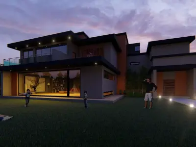 Parasite movie house 3D model