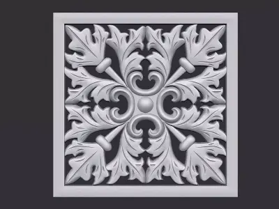 Wall decor panel  3D print model