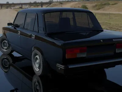 LADA VAZ 2107 3D model